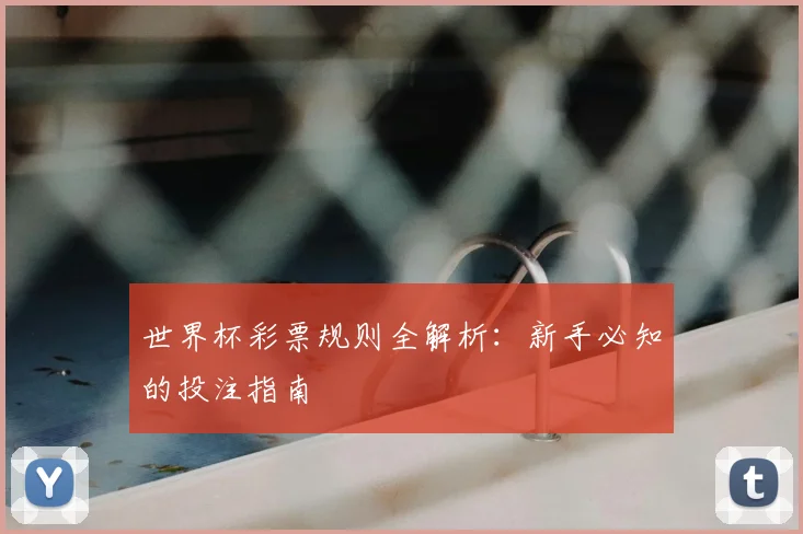 世界杯彩票规则全解析:新手必知的投注指南